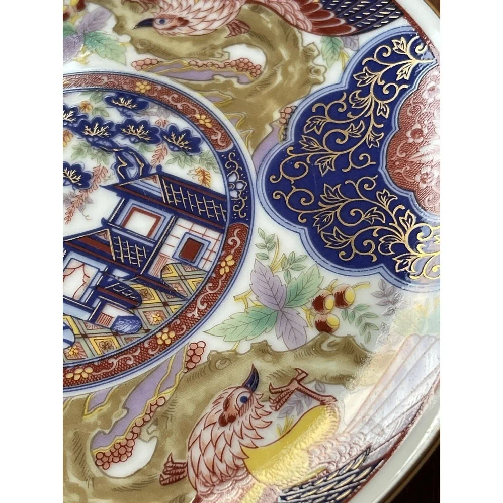 4 Gorgeous Japanese Vintage Imari Ware Decorative‎ Hand Painted 6